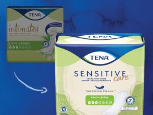 Tena Sensitive Care? Ultra Thin Light Regular Bladder Control Pad, 9-Inch Length - Image 2