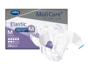 MoliCare? Premium Elastic 8 Drop Absorbency Incontinence Briefs, Medium - Image 1