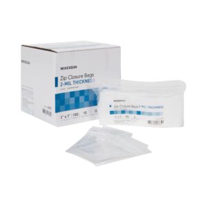 McKesson Zip Closure Bag, 2 x 3 in. - Image 1