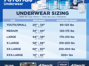 Attends? Care Adult Moderate Absorbent Underwear, Medium, White - Image 3