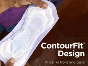 Poise? Bladder Control Pad, Long, Light Absorbency, Absorb-Loc Core, Female - Image 3