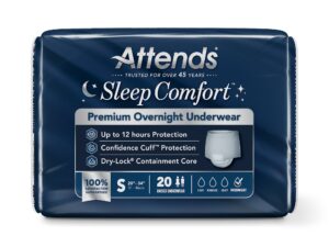 Attends? Sleep Comfort Premium Overnight Underwear, Small, 20 ? 34 Inches - Image 3