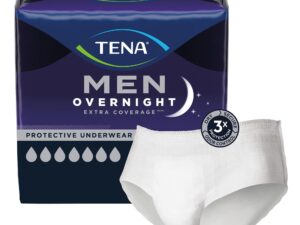 Tena? Men Overnight Extra Coverage Protective Underwear, Heavy Absorbency, L/X-L - Image 1