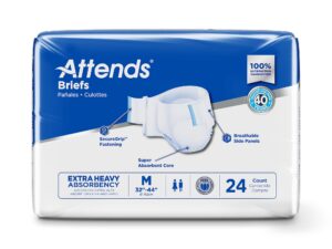 Attends? Extra Heavy Absorbency Briefs, Medium - Image 3