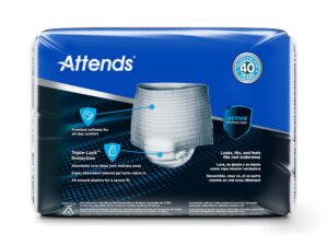 Attends? Discreet Men's Underwear, Level 5, Small / Medium - Image 4
