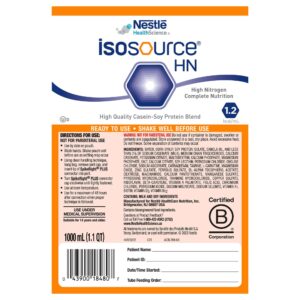 Isosource® HN Tube Feeding Formula, 33.8 oz. Bag - Image 2