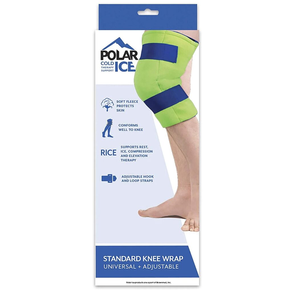 Polar Ice? Cold Pack with Wrap for Knee, Standard Size