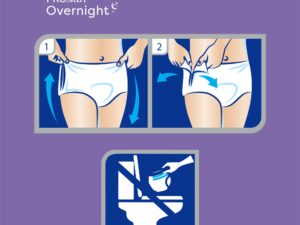 Tena? ProSkin Overnight? Super Fully Breathable Underwear, Medium - Image 4