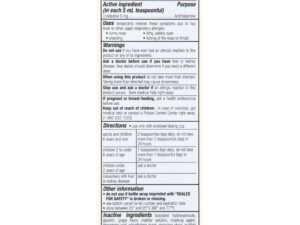 Foster & Thrive? Children's Allergy Loratadine Oral Solution, Grape Flavor - Image 3