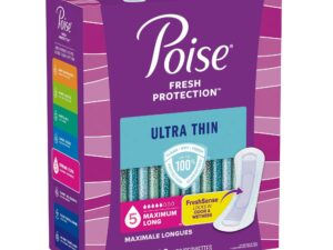Poise? Fresh Protection? Ultra Thin Pads, Maximum Long - Image 1