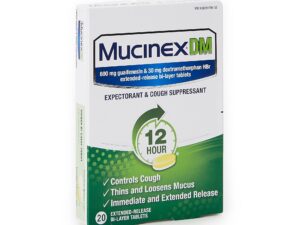 Mucinex? DM Expectorant & Cough Suppressant Extended-Release Bi-Layer Tablet - Image 1
