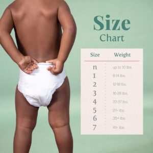 Earth & Eden Sensitive Baby Diapers, Size 7 for Babies Weighing 41+ lbs. - Image 2