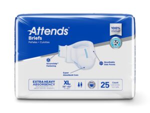 Attends? Extra Heavy Absorbency Briefs, X-Large - Image 3