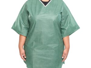 Graham Medical Short Sleeve Scrub Shirt, Green, 3X-Large - Image 1