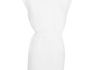 McKesson Patient Exam Gown, One Size Fits Most, White - Image 3
