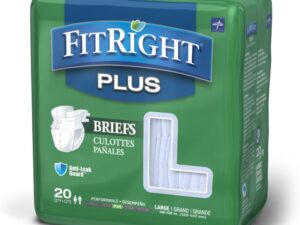 FitRight? Plus Anti-Leak Guard Briefs, Large - Image 1
