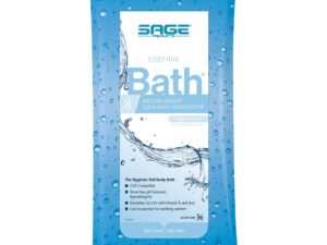 Essential Bath Rinse-Free Bath Wipes, Medium Weight, Unscented - Image 1