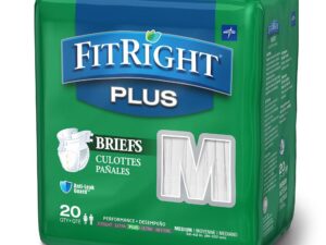 FitRight? Plus Anti-Leak Guard Briefs, Medium - Image 1