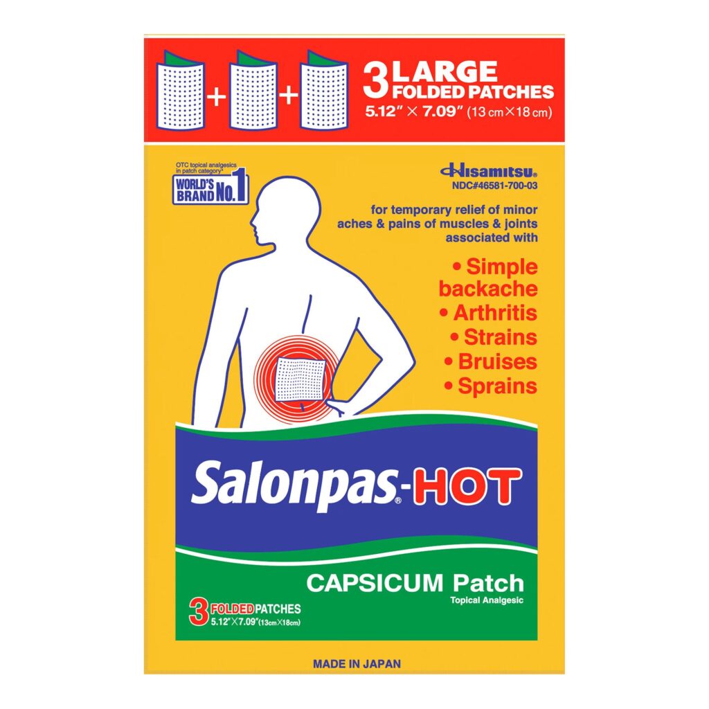 Salonpas? Hot Capsaicin Topical Pain Relief