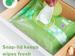McKesson Flushable* Wet Wipes XL - Unscented, 96 Wet Wipes per Pack - Image 4