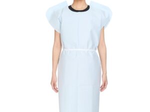 McKesson Exam Gown, Large, Blue - Image 1