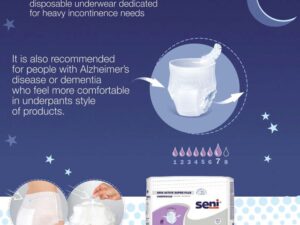 Seni? Active Super Plus Overnight Heavy Absorbent Underwear, Large - Image 4