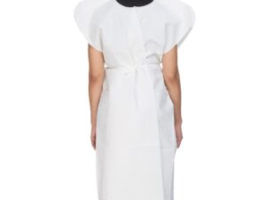 McKesson Patient Exam Gown, One Size Fits Most, White - Image 2