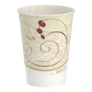 Solo? Wax Coated Paper Drinking Cup, 9-ounce - Image 1