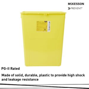 McKesson Prevent? Chemotherapy Sharps Container, 12 Gal., 20.8 x 17.3 x 13 Inch - Image 4