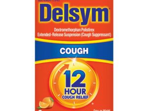 Delsym? 12 Hour Cough Relief, Orange Flavor - Image 1