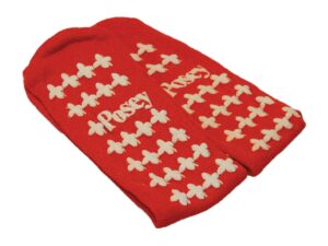 Posey? Fall Management Slipper Socks, Red, One Size Fits Most - Image 2