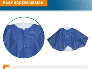 McKesson Poncho Exam Cape, 4X-Large, 48 x 45 Inch - Image 3