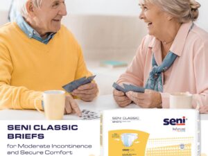 Seni Classic Incontinence Briefs for Men and Women, Moderate Absorbency, Regular - Image 4