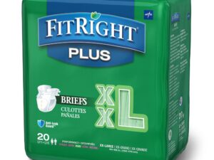 FitRight? Plus Anti-Leak Guard Briefs, 2X-Large - Image 1