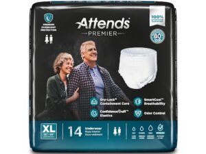 Attends? Premier Underwear, Heavy Absorbency, X-Large, 58 ? 68 Inch Waist/Hip - Image 3