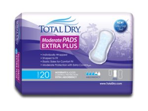 TotalDry? Moderate Extra Bladder Control Pad, 13?-Inch Length - Image 1