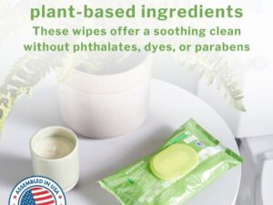 McKesson Flushable* Wet Wipes - Scented, 96 Wet Wipes per Pack - Image 6