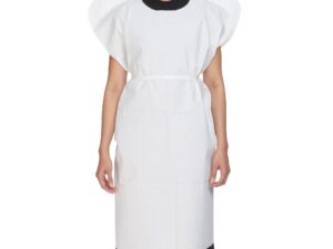 McKesson Patient Exam Gown, One Size Fits Most, White - Image 1