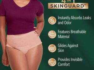 Depend? Silhouette? Maximum Absorbency Underwear, Large - Image 6