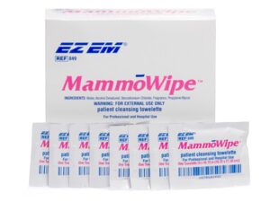 EZ EM Mammography Wipe, Scented, Benzalkonium Chloride, Ethyl Alcohol - Image 1