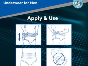 Attends? Discreet Men's Underwear, Level 5, Small / Medium - Image 6