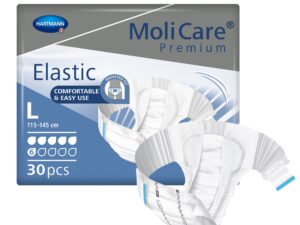 MoliCare? Premium Elastic 6 Drop Absorbency Incontinence Briefs, Large - Image 1