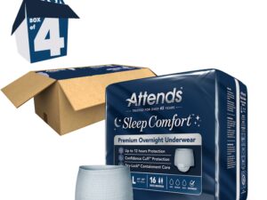 Attends? Sleep Comfort Premium Overnight Underwear, Large, 44 ? 58 Inches - Image 10