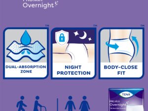 Tena? ProSkin Overnight? Super Fully Breathable Underwear, Medium - Image 8