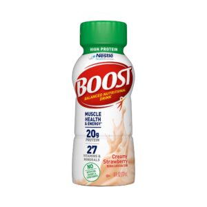 Boost® High Protein Strawberry Complete Nutritional Drink, 8-ounce Bottle - Image 3