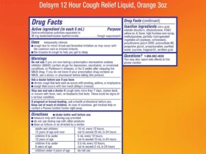 Delsym? 12 Hour Cough Relief, Orange Flavor - Image 2