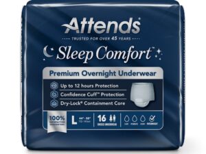 Attends? Sleep Comfort Premium Overnight Underwear, Large, 44 ? 58 Inches - Image 3