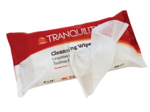 Tranquility Personal Wipe, Soft Pack, Aloe/Vitamin E/Chamomile, Scented - Image 1