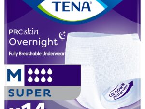 Tena? ProSkin Overnight? Super Fully Breathable Underwear, Medium - Image 1