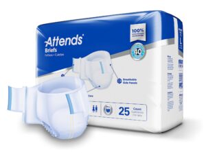 Attends? Extra Heavy Absorbency Briefs, Large - Image 2